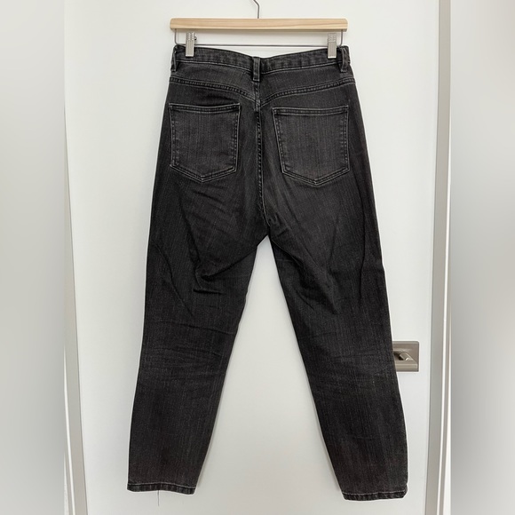 ASOS Mom Jeans, washed black - Picture 2 of 5